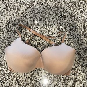 Victoria's Secret Bare Infinity Flex Push-Up Perfect Shape Bra 36 DD (E) - Beige